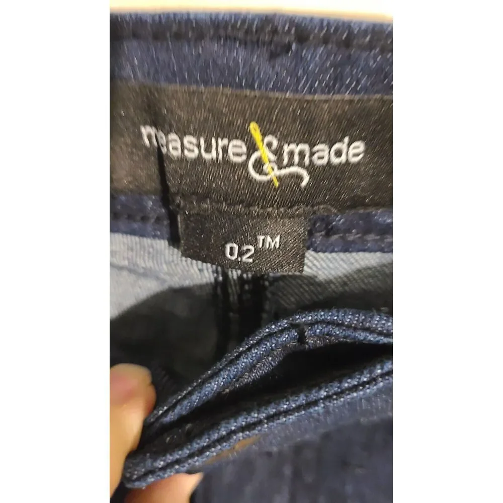 Measure & Made Cropped‎ Jeans Size 0 NWT